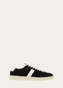 TOM FORDMen's Blake Suede Low-Top Sneakers