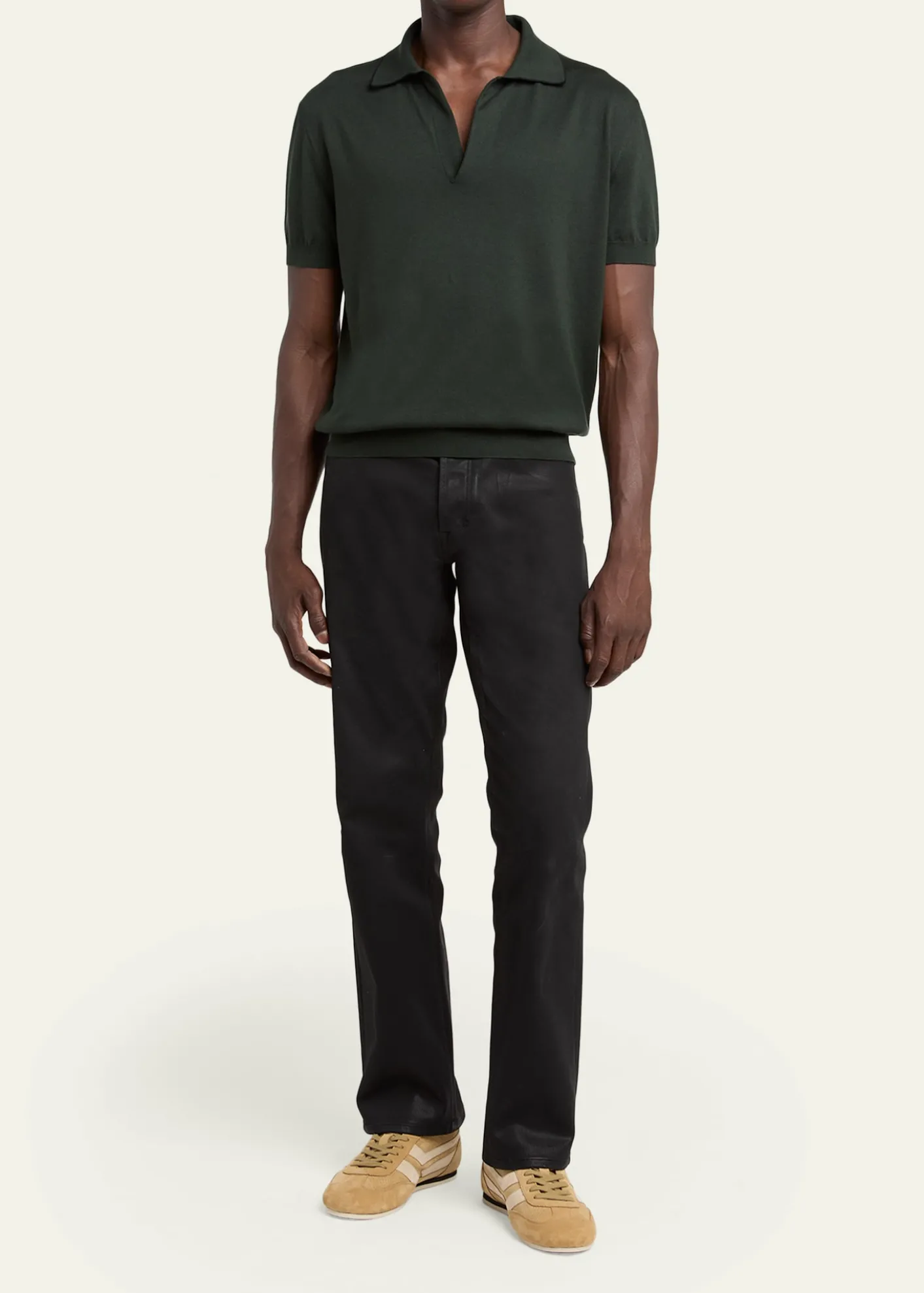 TOM FORDMen's Brook Suede Low-Top Sneakers