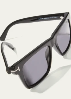 TOM FORDMen's Buckley-02 Square Acetate Sunglasses