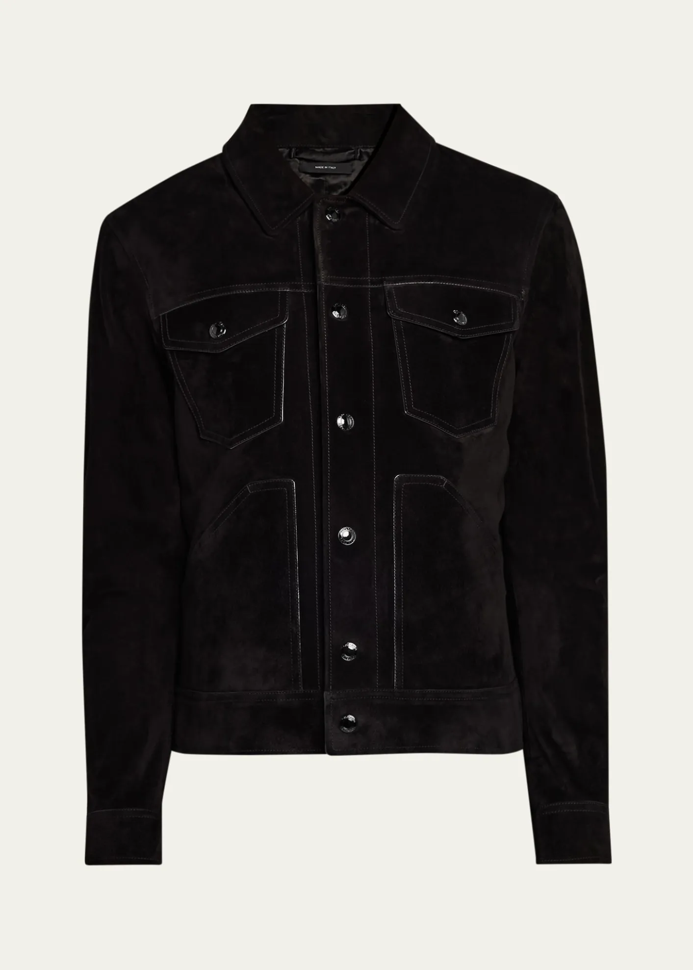 TOM FORDMen's Cashmere Suede Jacket