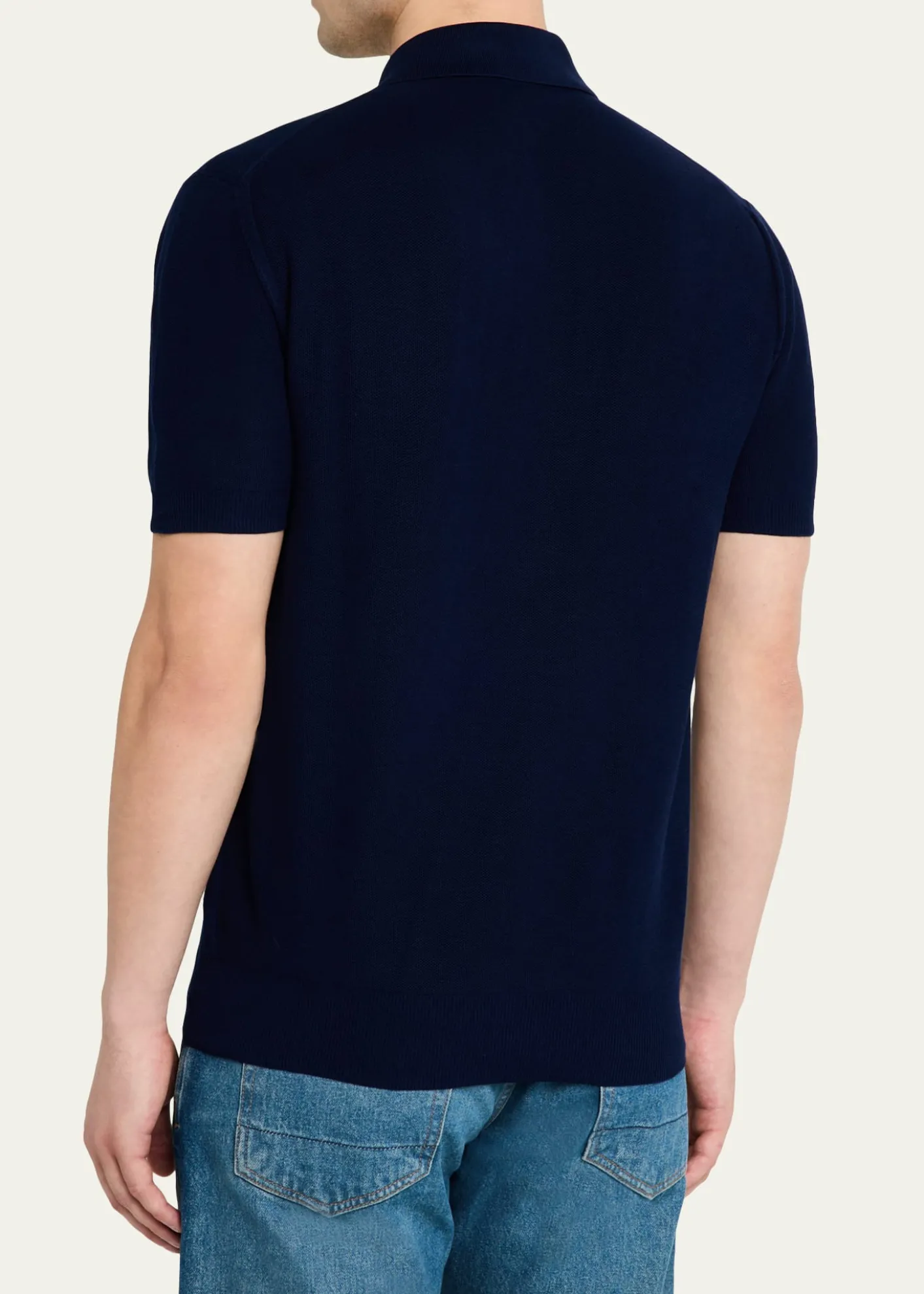 TOM FORDMen's Classic-Fit Cotton Pique Polo Shirt