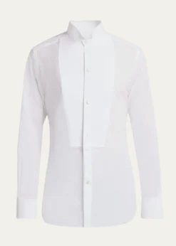 TOM FORDMen's Cocktail Voile Slim-Fit Dress Shirt