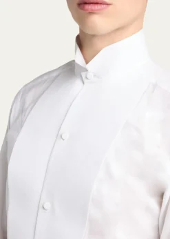 TOM FORDMen's Cocktail Voile Slim-Fit Dress Shirt
