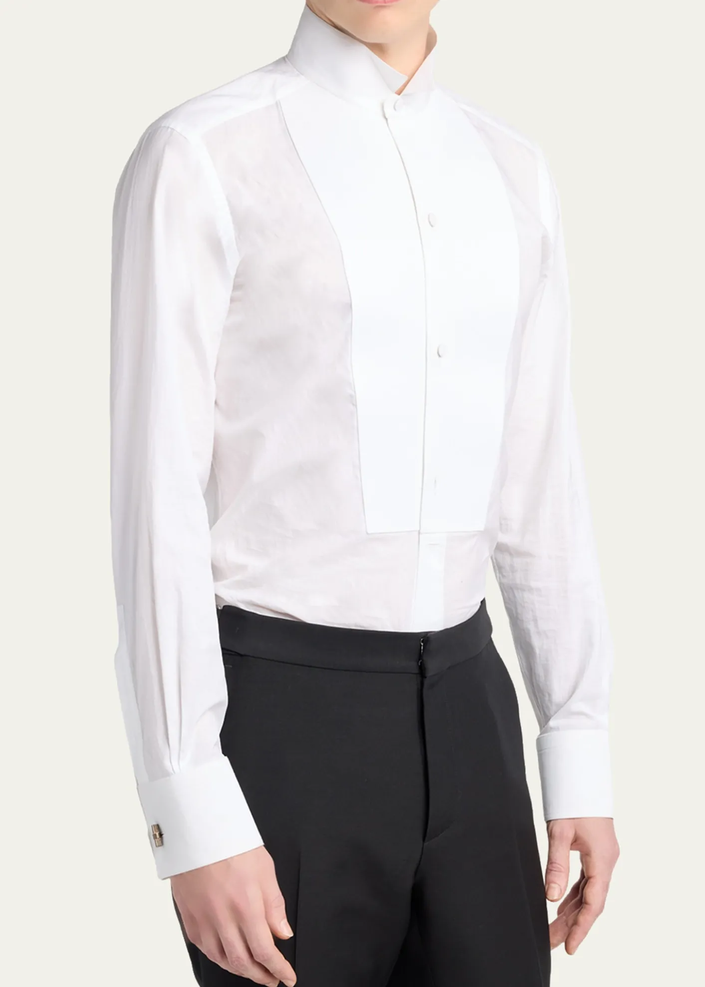 TOM FORDMen's Cocktail Voile Slim-Fit Dress Shirt