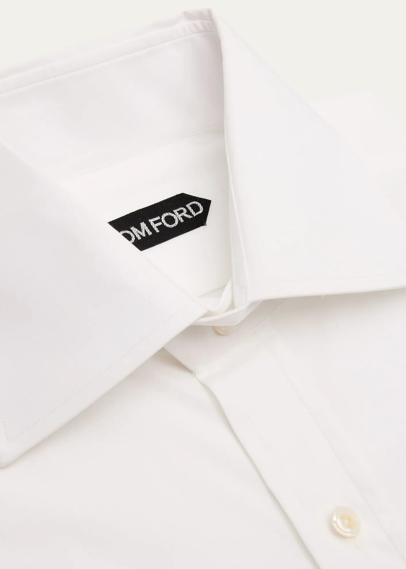 TOM FORDMen's Cotton Barrel-Cuff Dress Shirt