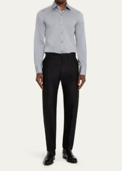 TOM FORDMen's Cotton Chambray Slim-Fit Dress Shirt