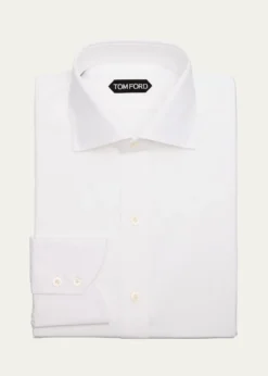 TOM FORDMen's Cotton Slim-Fit Dress Shirt