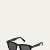 TOM FORDMen's Dax Square Solid Acetate Sunglasses