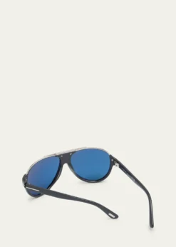 TOM FORDMen's Dimitry Polarized Acetate Sunglasses
