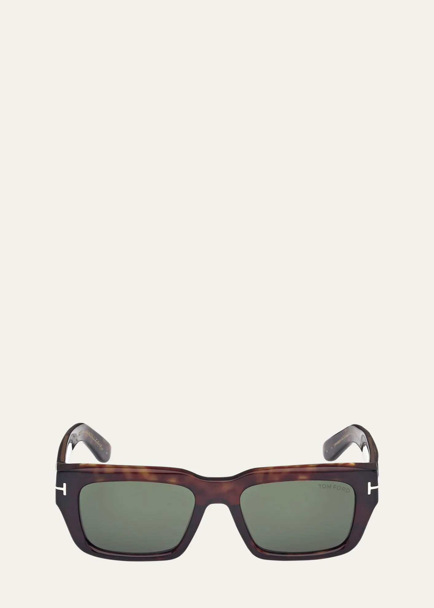 TOM FORDMen's FT1203M Acetate Rectangle Sunglasses