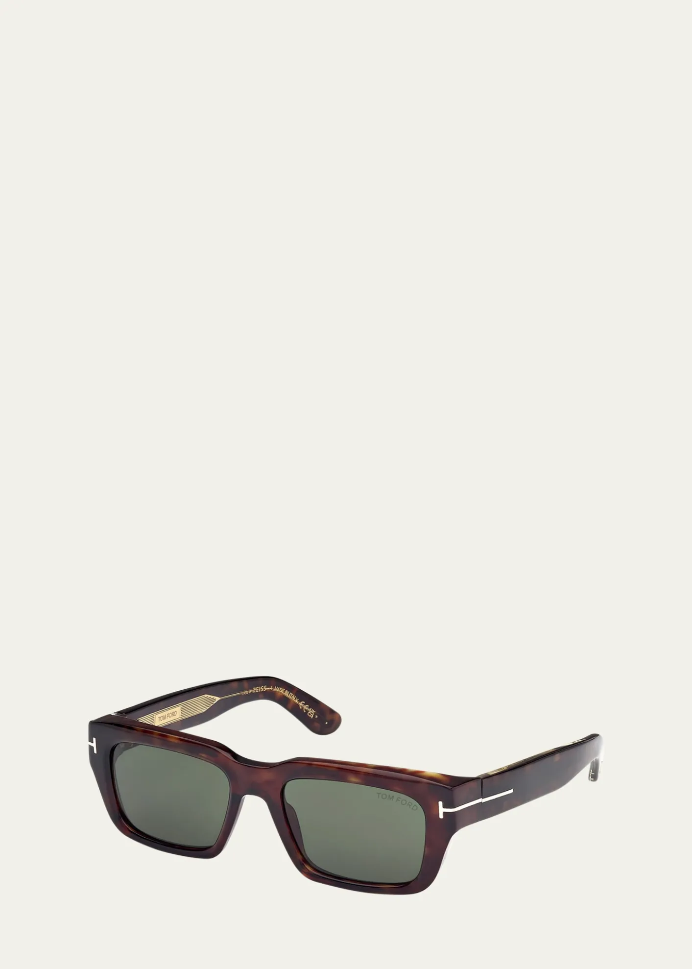 TOM FORDMen's FT1203M Acetate Rectangle Sunglasses