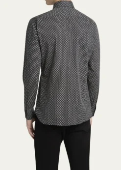TOM FORDMen's Geometric Cotton Voile Sport Shirt