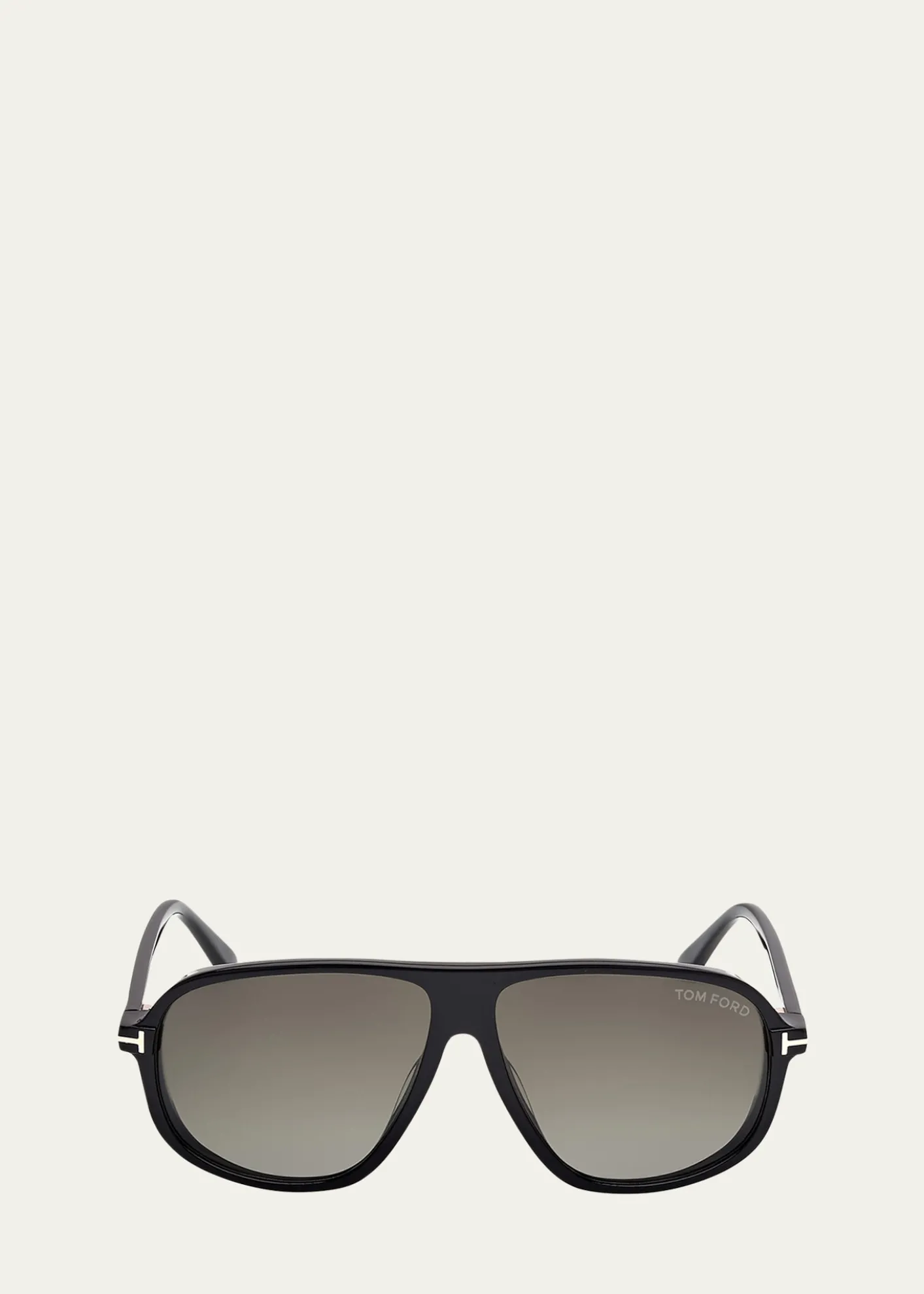 TOM FORDMen's Guillaume Acetate Aviator Sunglasses