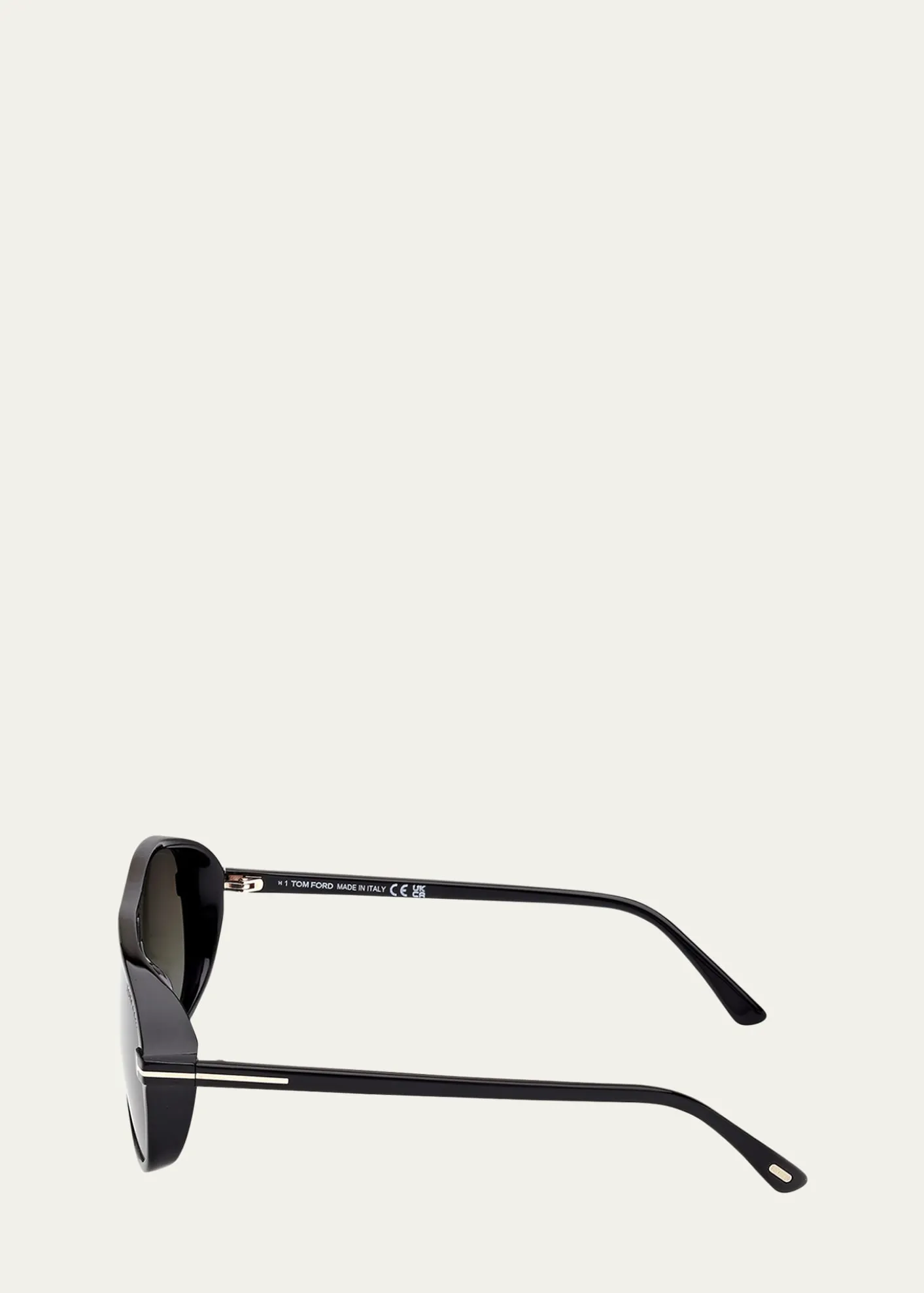 TOM FORDMen's Guillaume Acetate Aviator Sunglasses