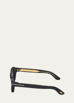 TOM FORDMen's Icon Collection Acetate Square Sunglasses