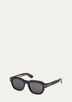TOM FORDMen's Icon Collection Acetate Square Sunglasses