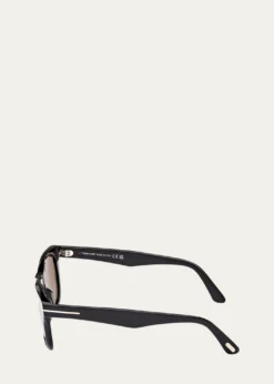 TOM FORDMen's Kendal Square Acetate Sunglasses