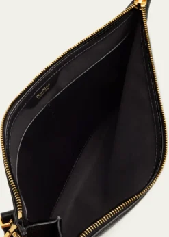 TOM FORDMen's Leather Flat Pouch with Strap