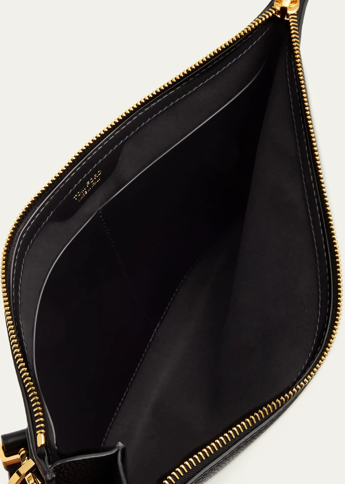 TOM FORDMen's Leather Flat Pouch with Strap