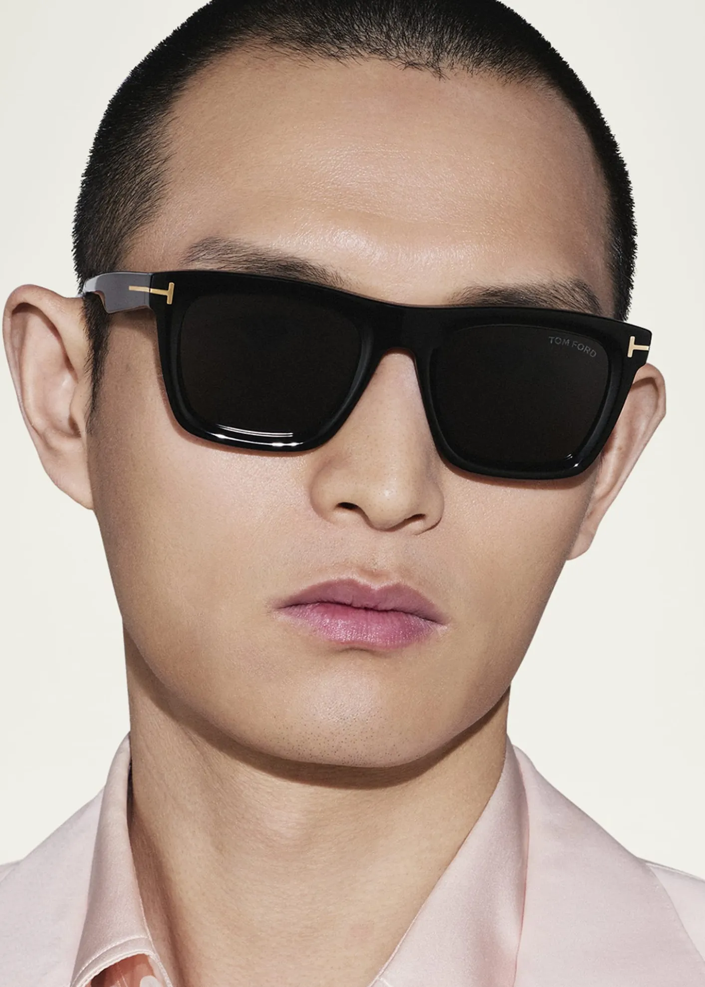 TOM FORDMen's Lelio Acetate Square Sunglasses
