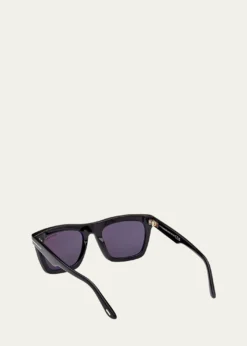 TOM FORDMen's Lelio Acetate Square Sunglasses