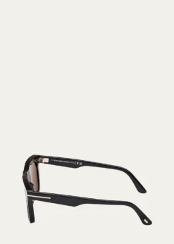 TOM FORDMen's Lelio Acetate Square Sunglasses