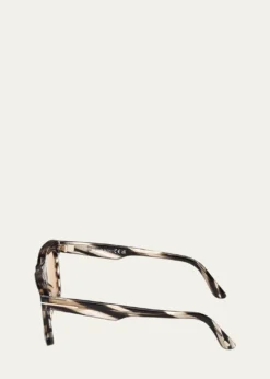TOM FORDMen's Lelio Acetate Square Sunglasses