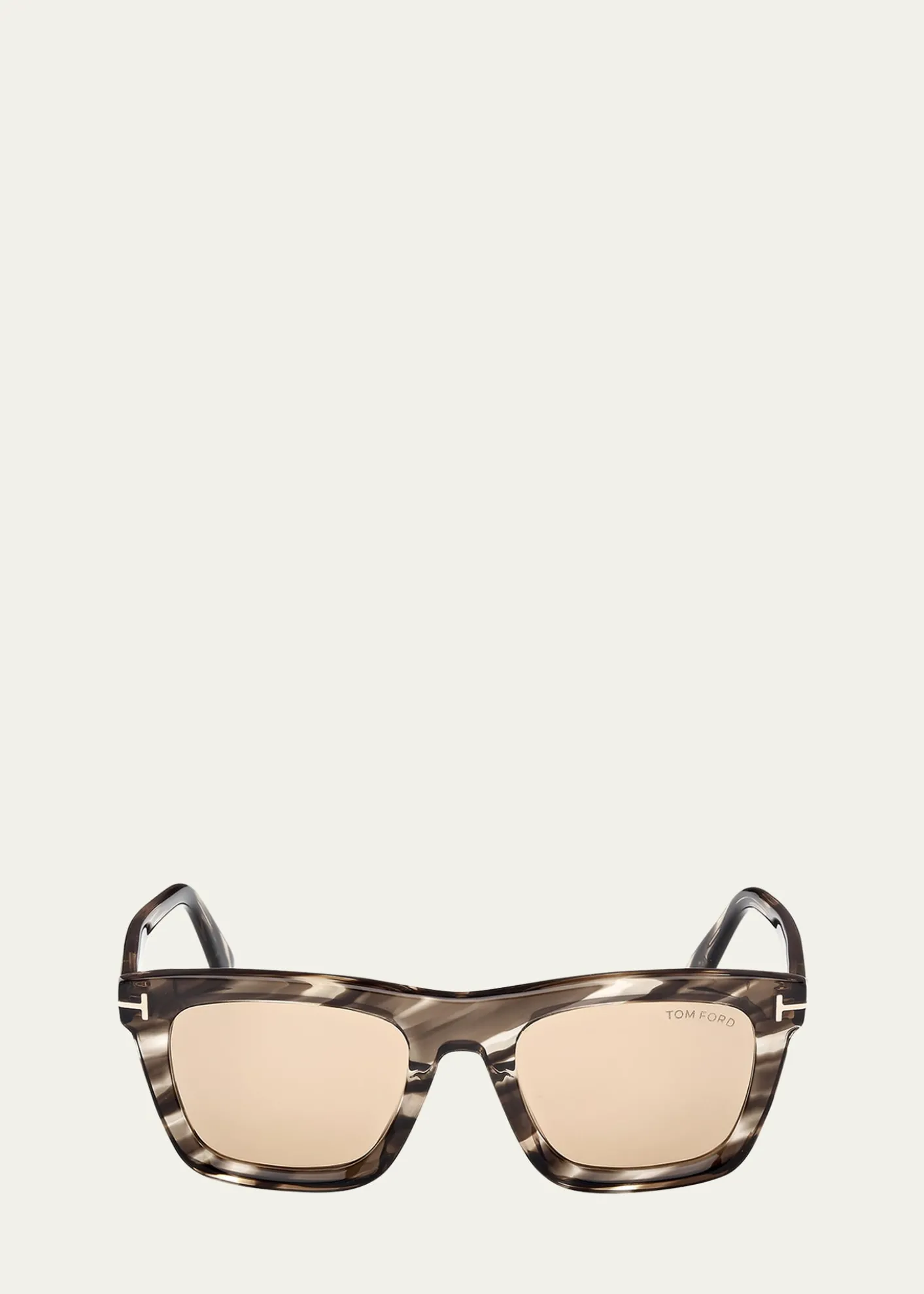 TOM FORDMen's Lelio Acetate Square Sunglasses