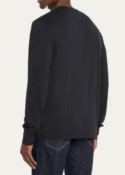 TOM FORDMen's Lyocell and Cotton Long-Sleeve T-Shirt