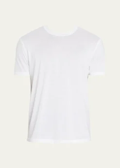 TOM FORDMen's Lyocell-Cotton Crewneck T-Shirt