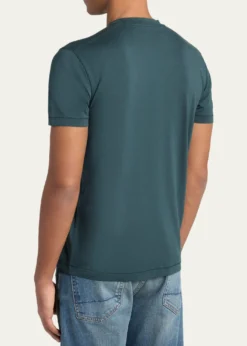 TOM FORDMen's Lyocell-Cotton Crewneck T-Shirt