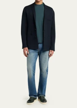 TOM FORDMen's Lyocell-Cotton Crewneck T-Shirt
