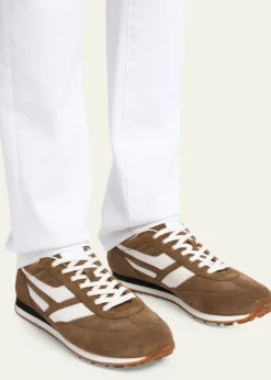 TOM FORDMen's Mick Suede T-Toe Low-Top Sneakers