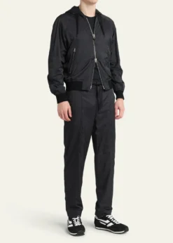 TOM FORDMen's Mick Tech Fabric and Suede Sneakers