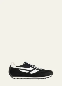 TOM FORDMen's Mick Tech Fabric and Suede Sneakers