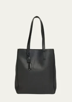 TOM FORDMen's Natural Leather North-South Tote Bag