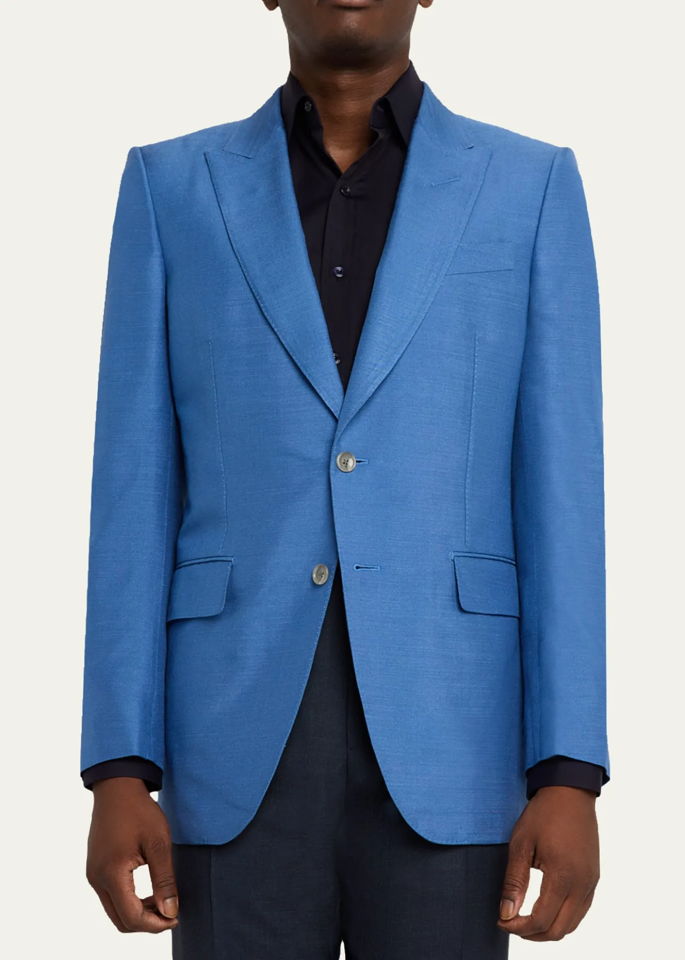 TOM FORDMen's Peak Lapel Single-Breasted Sport Coat