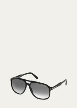 TOM FORDMen's Raoul Gradient Aviator Sunglasses
