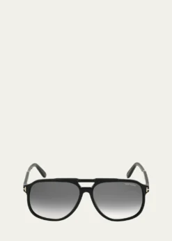 TOM FORDMen's Raoul Gradient Aviator Sunglasses