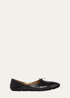 TOM FORDMen's Rudolf Leather Ballerina Flats