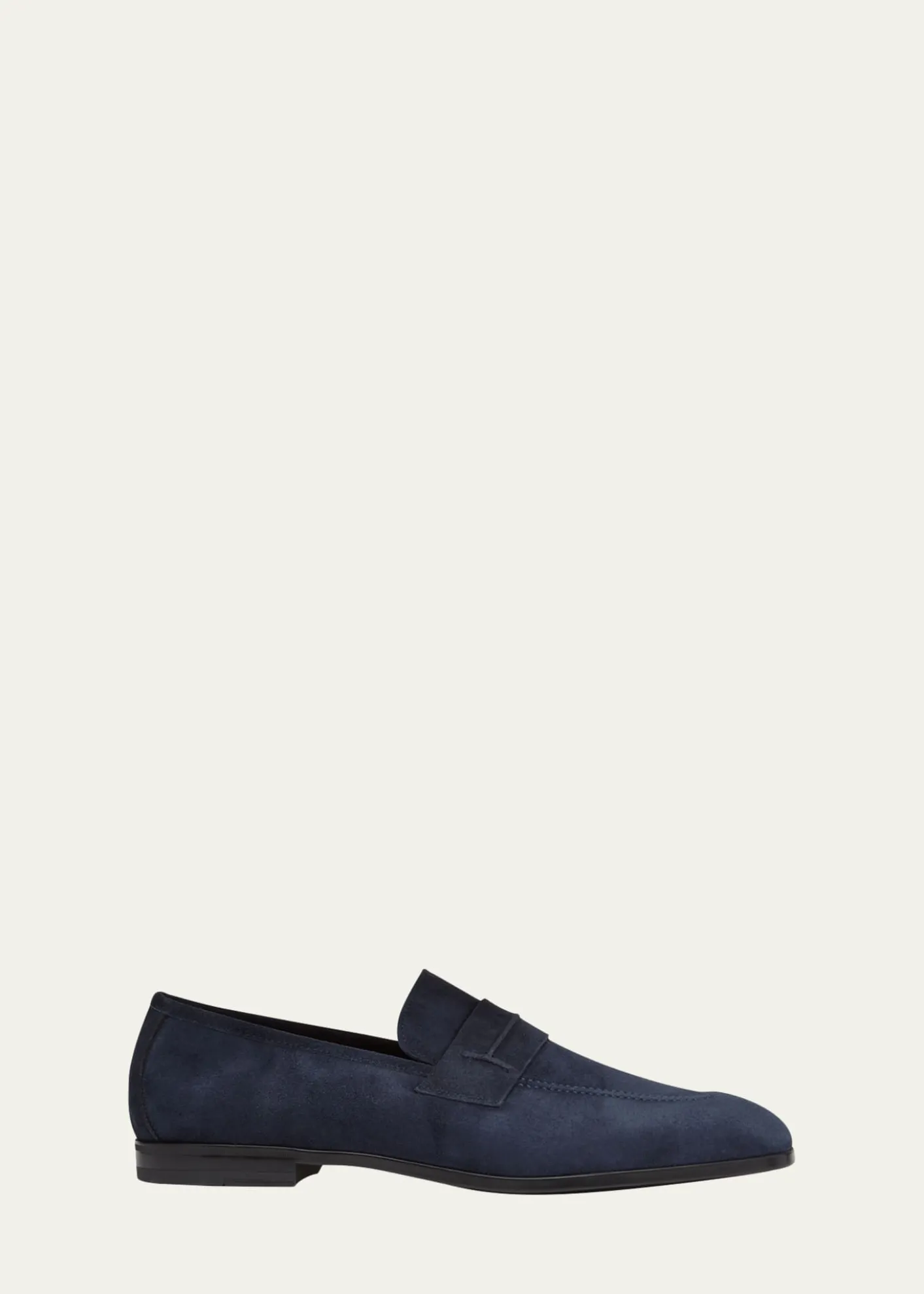 TOM FORDMen's Sean Suede Penny Loafers