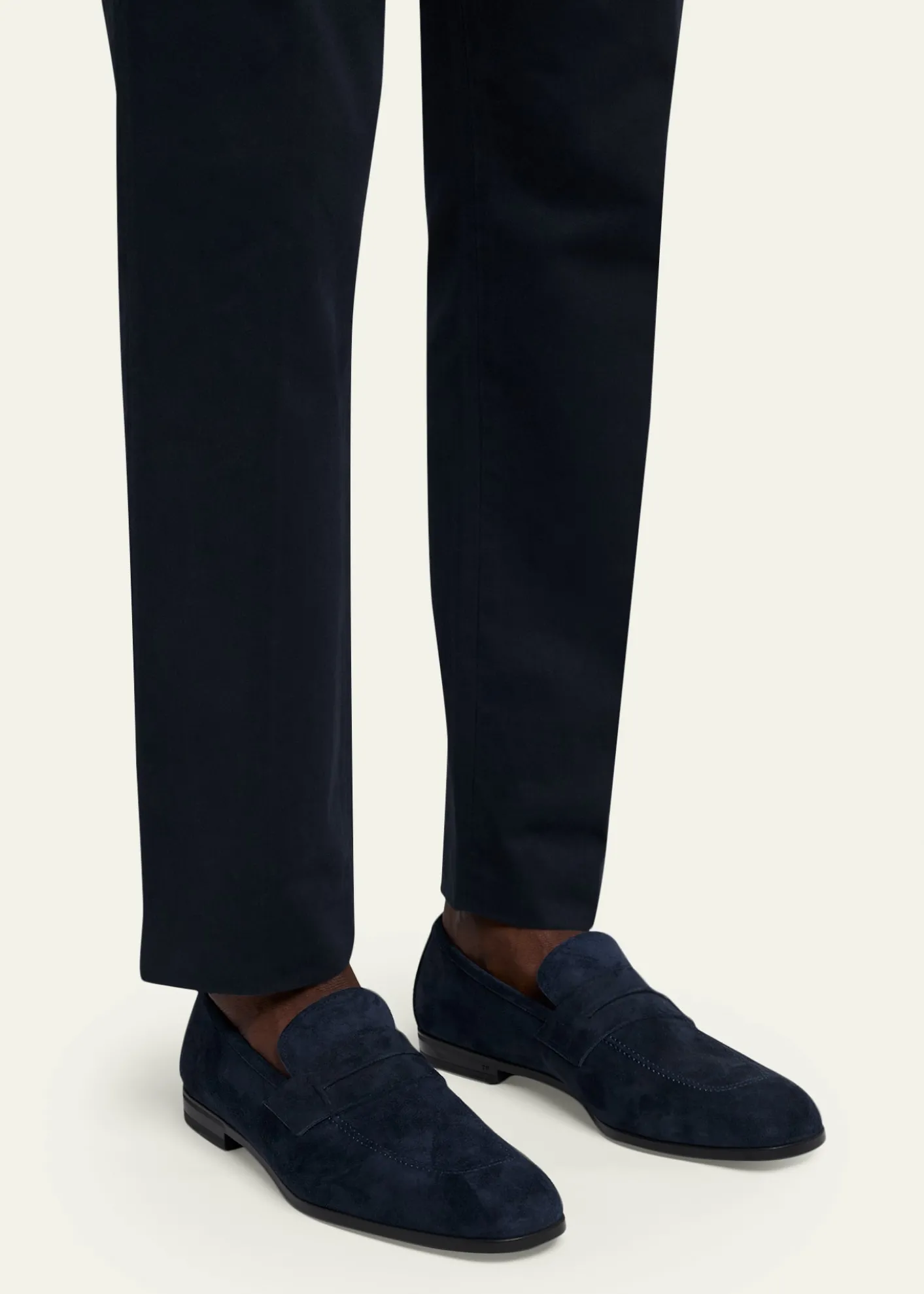 TOM FORDMen's Sean Suede Penny Loafers