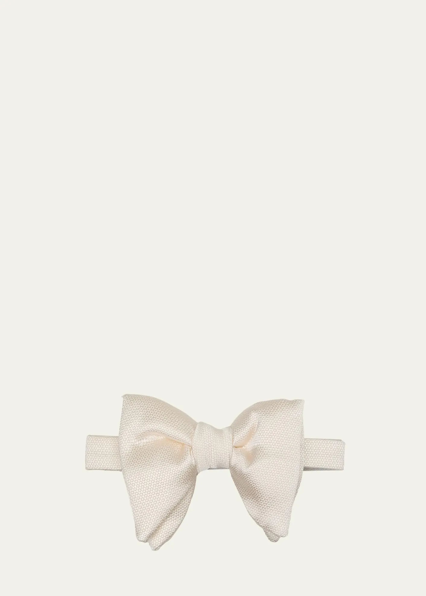 TOM FORDMen's Small Silk-Cotton Bow Tie