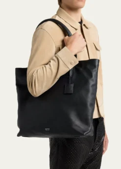 TOM FORDMen's Soft Leather North-South Tote Bag