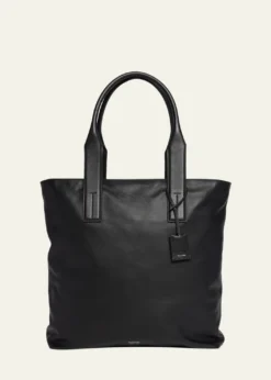 TOM FORDMen's Soft Leather North-South Tote Bag