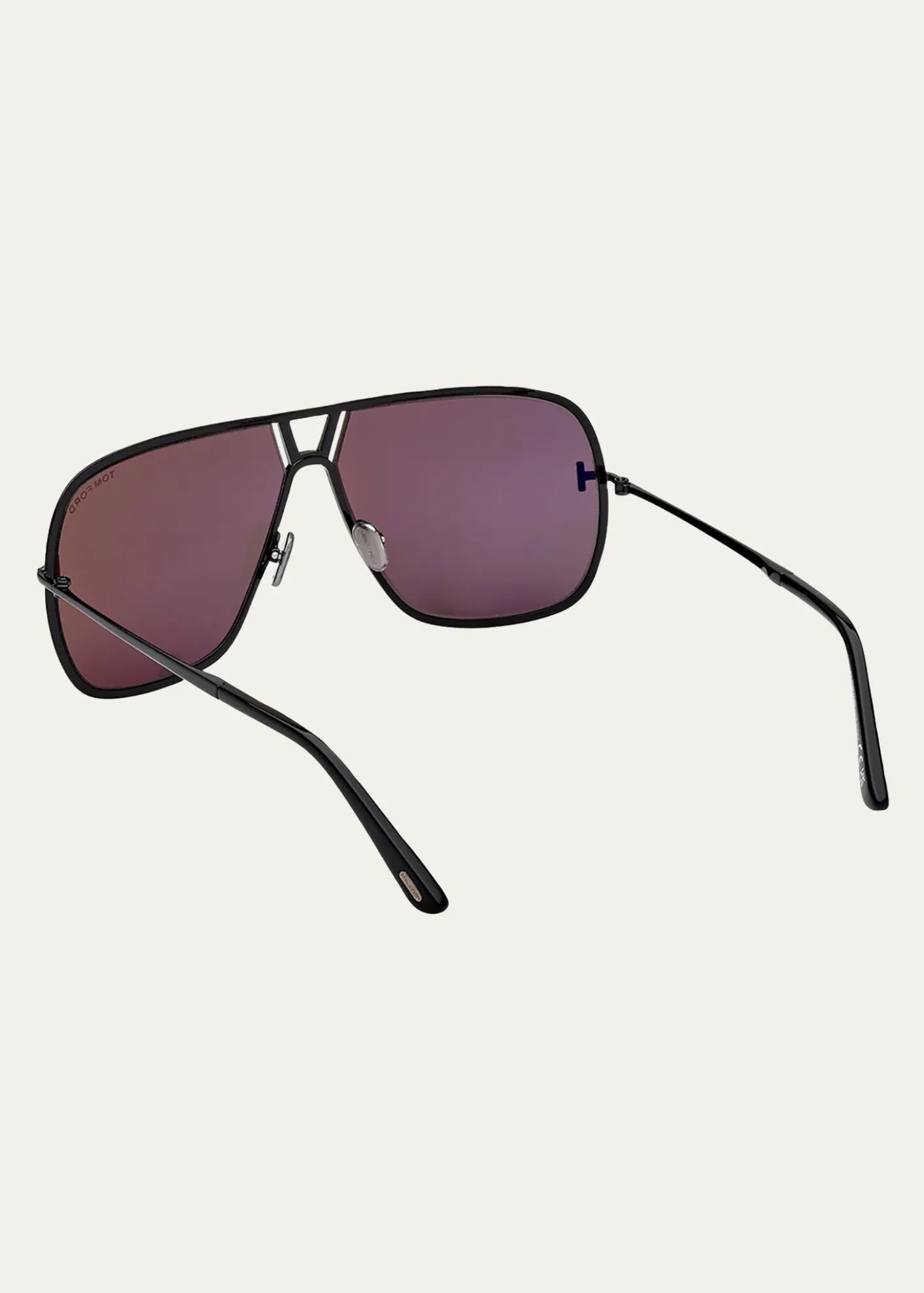 TOM FORDMen's Stavros Acetate Square Sunglasses
