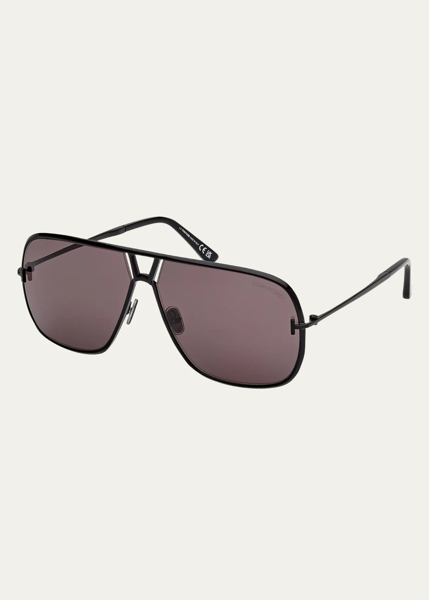 TOM FORDMen's Stavros Acetate Square Sunglasses