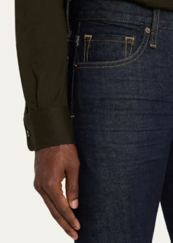 TOM FORDMen's Stretch Selvedge Denim Straight-Leg Jeans
