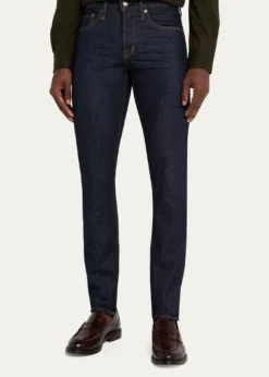 TOM FORDMen's Stretch Selvedge Denim Straight-Leg Jeans