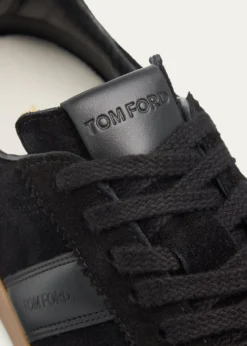 TOM FORDMen's Suede T Low-Top Sneakers